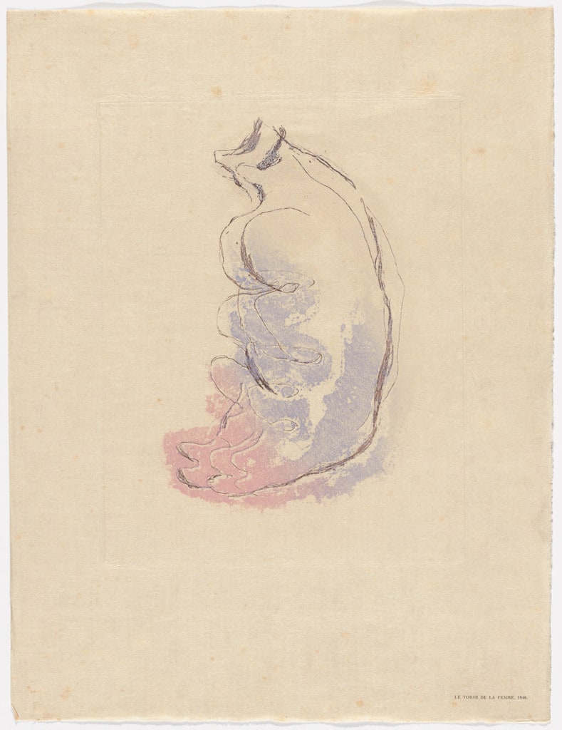 Torso of the woman (Le Torse de la femme), 1948 from Fautrier l'enragé
