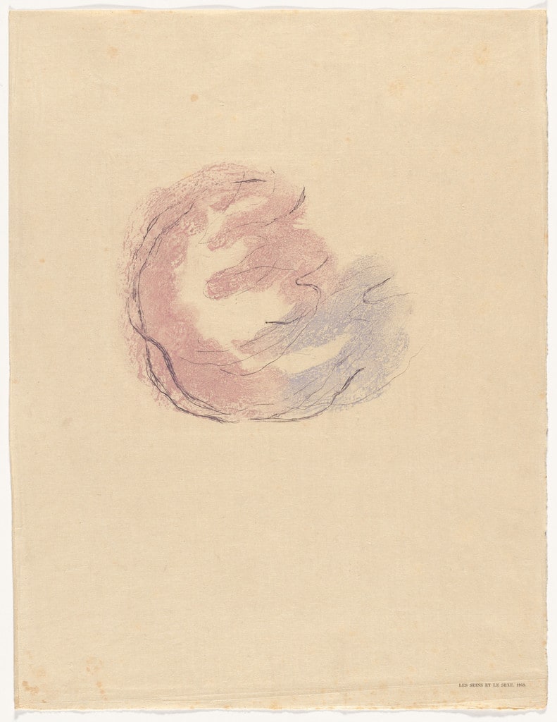 Les seins et le sexe, 1949 from Fautrier l'enragé