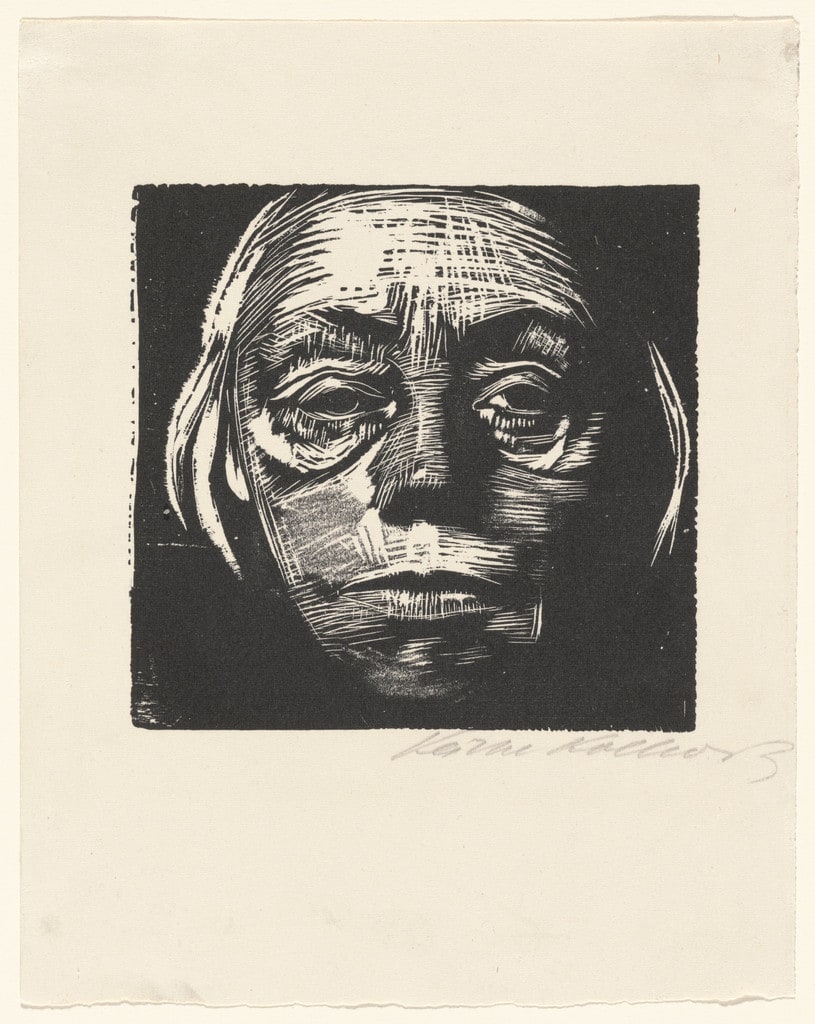 Frontal Self-Portrait (Selbstbildnis von vorn), state XIV/XIV