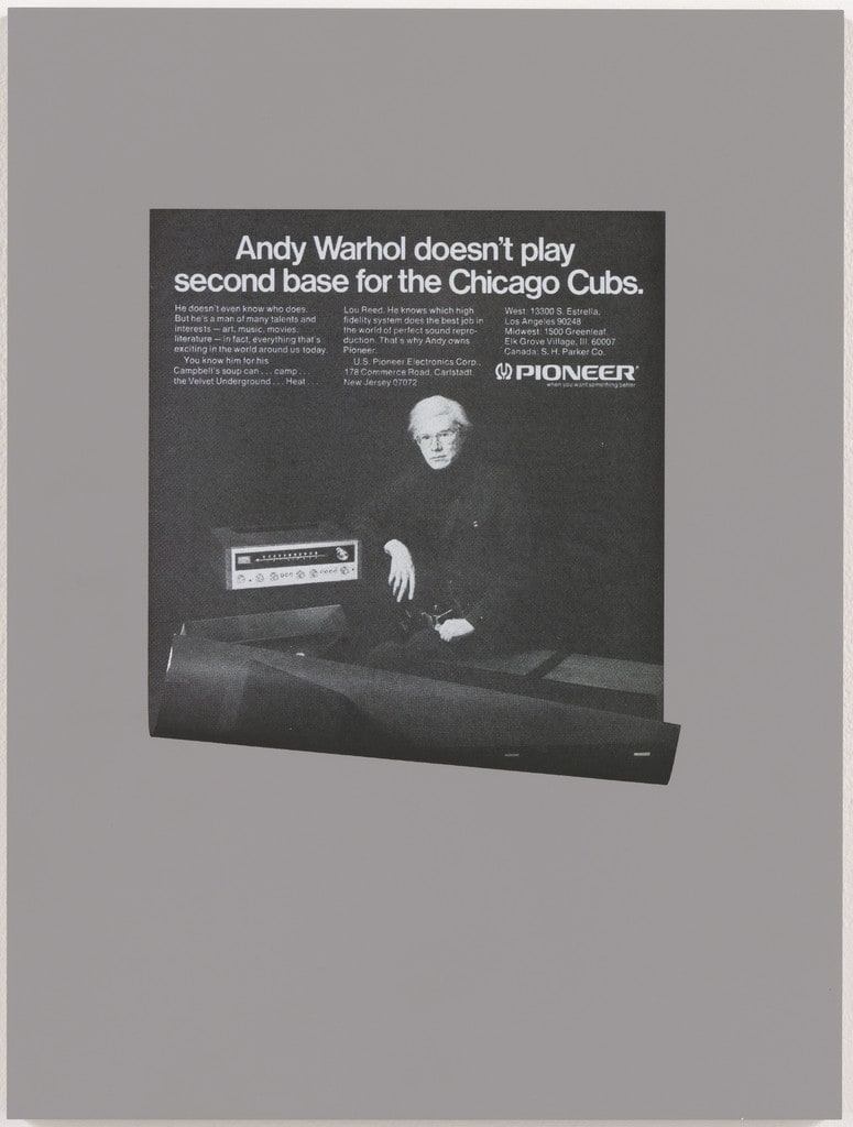 Untitled from Andy Warhol Doesn't Play Second Base for the Chicago Cubs