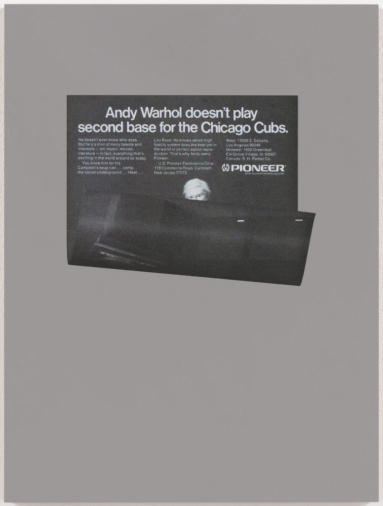 Untitled from Andy Warhol Doesn't Play Second Base for the Chicago Cubs