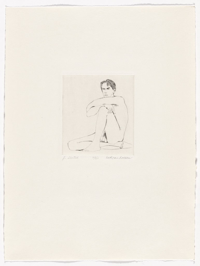 J. Seated from Selections from The Nude Man