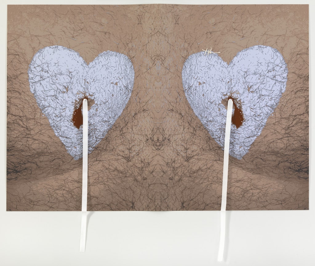 Every American Has Two Hearts (portfolio cover) from 2006: Trance/Borders
