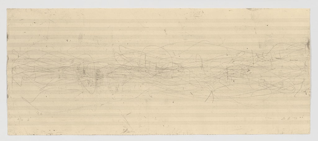 Untitled from A variation on 79, side to side passes on a dumball, dedicated to the memory of John Cage 1912-1992
