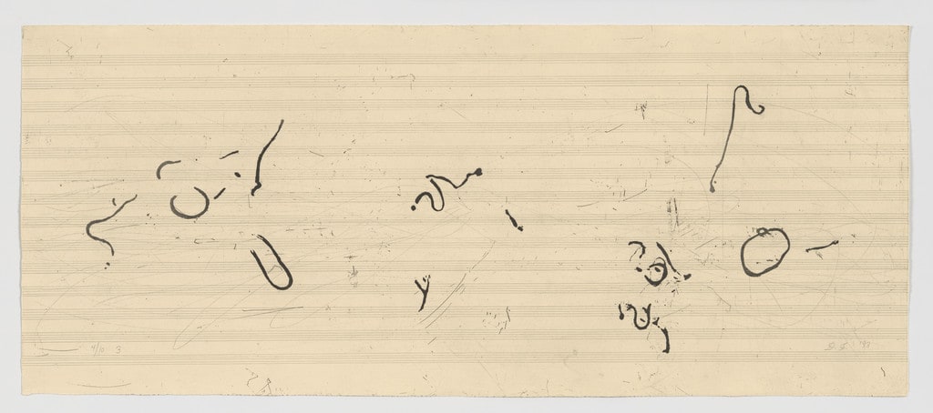 Untitled from A variation on 79, side to side passes on a dumball, dedicated to the memory of John Cage 1912-1992