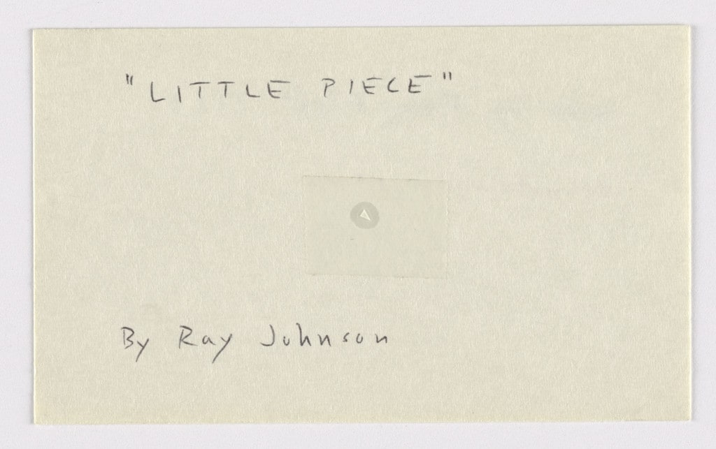Little Piece by Ray Johnson