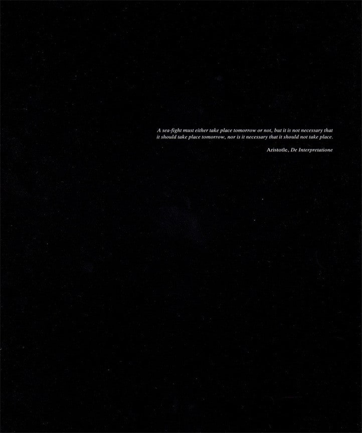 Text panel from the series Fish Story