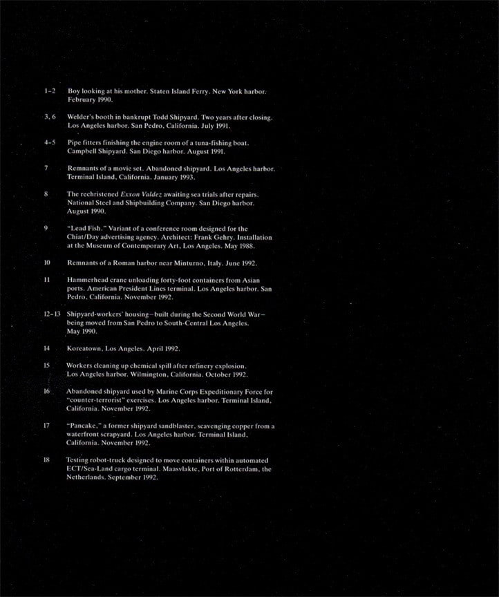 Text panel from the series Fish Story
