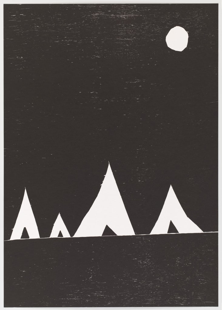 Untitled (Four tents) from an untitled portfolio