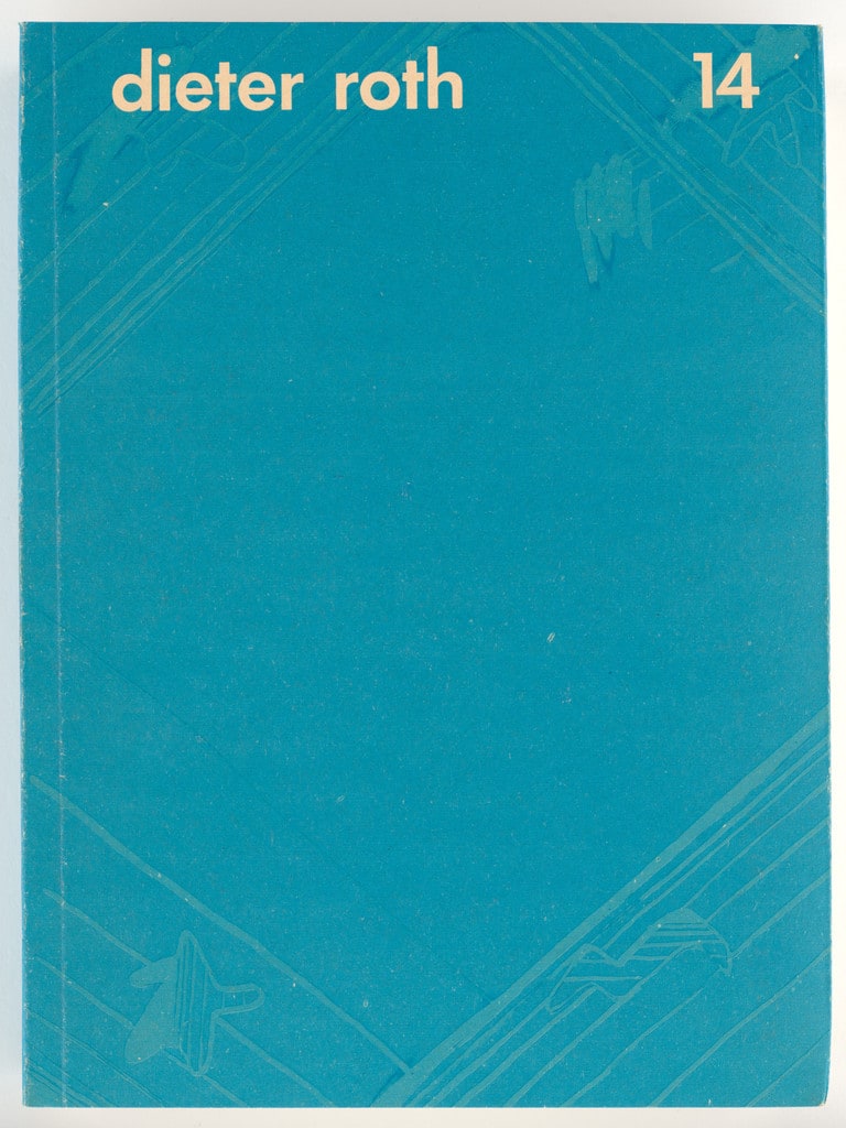 Collected Works, Volume 14: The Blue Tide: reproductions of first edition, edition hansjörg mayer, Stuttgart 1967 and 3 original manuscripts, Markgröningen, Providence, Reykjavík 1966-1967 from Collected Works, Volumes 1-20