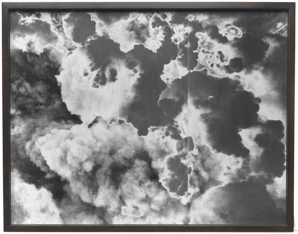 A Handley Page Halifax of No. 4 Group flies over the suburbs of Caen, France, during a major daylight raid to assist the Normandy land battle. 467 aircraft took part in the attack, which was originally intended to have bombed German strongpoints north of, Caen, but the bombing area was eventually shifted nearer the city because of the proximity of Allied troops to the original targets. The resulting bombing devastated the northern suburbs, 1944/2012