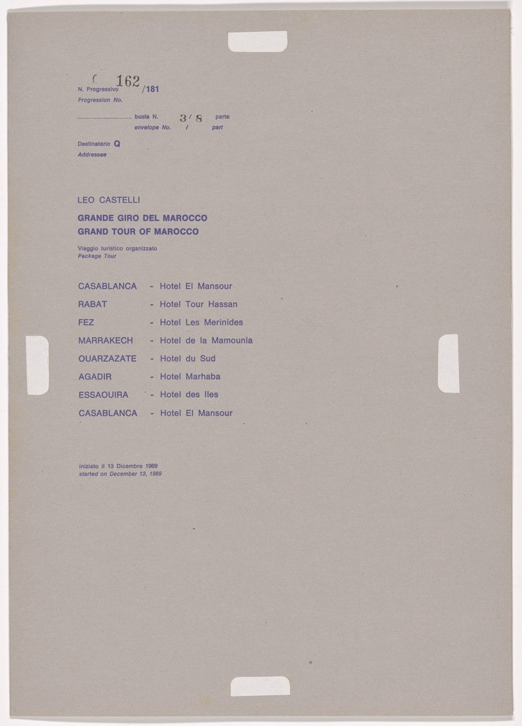 Postal Dossier (Dossier postale)