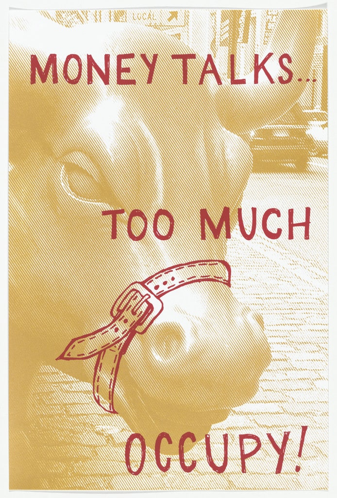 Money Talks Too Much from Occuprint Portfolio