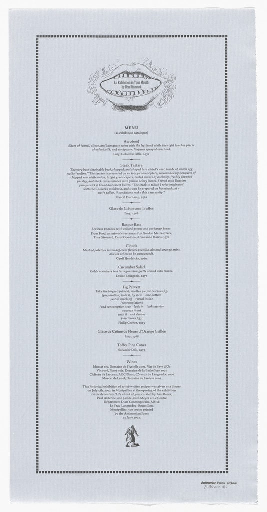 An Exhibition in Your Mouth from Antinomian Press Archive