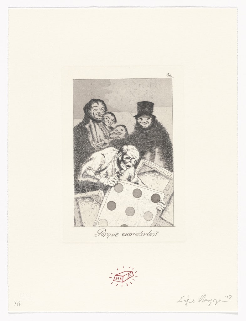Porque esconderlos?/Why hide them? from Recurrent Goya
