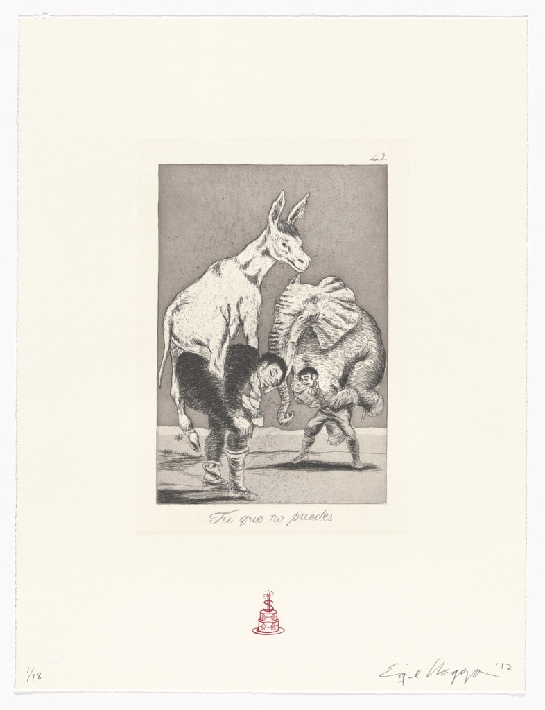 Tu que no puedes/Thou who canst not from Recurrent Goya