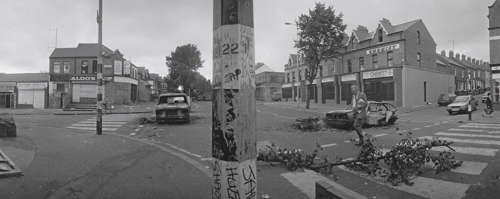 Aftermath of a Riot, Falls Road, Belfast