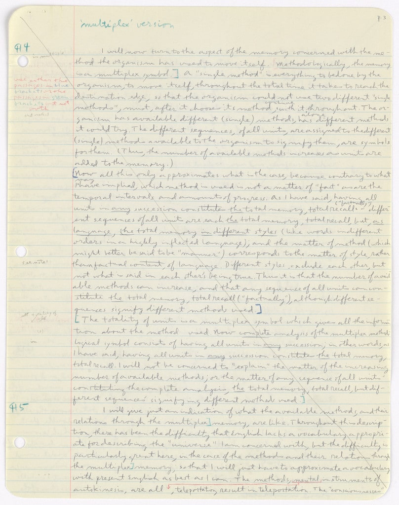 Representation of the Memory of an Energy Cube Organism: Incomplete Manuscript