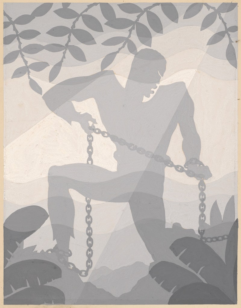 Study for the book God's Trombones by James Weldon Johnson