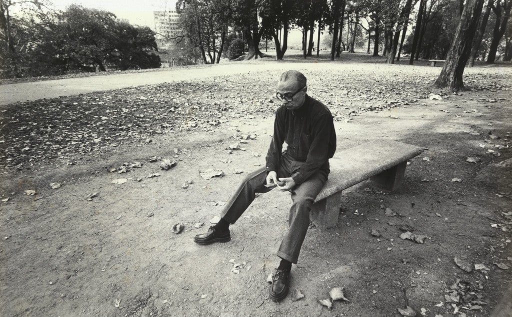 Ernesto Sabato in Parque Lezama