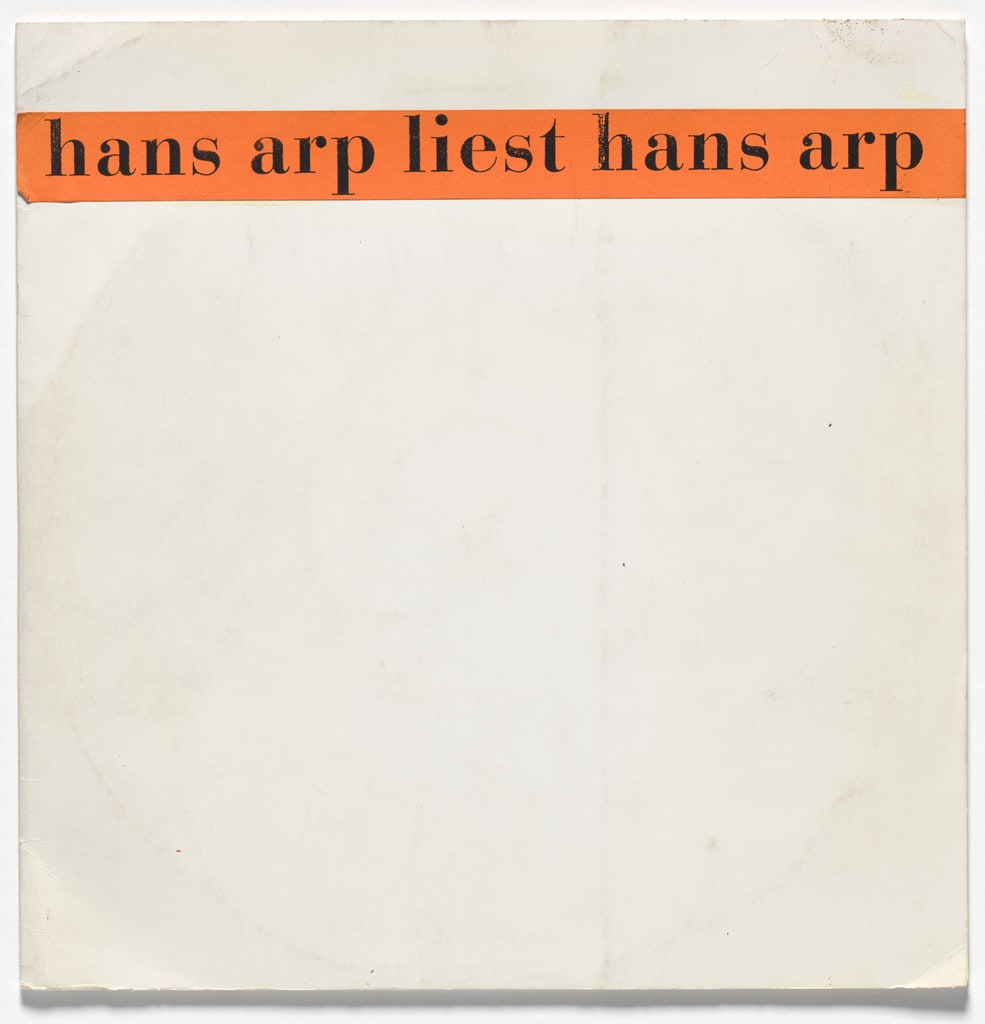 Hans Arp Liest Hans Arp