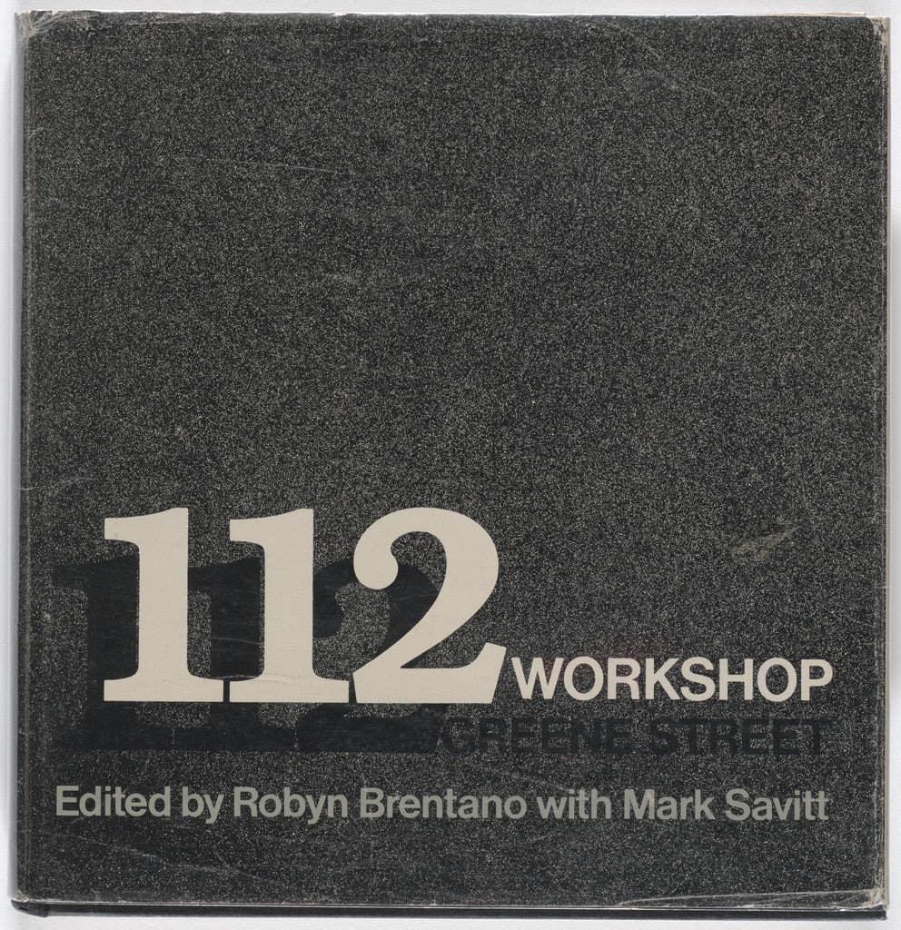 Map of time and / or sae of time, in 112 Workshop, 112 Greene Street: History, Artists & Artworks, edited by Robyn Brentano with Mark Savitt