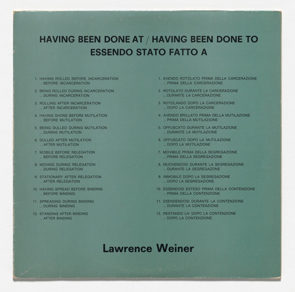Having Been Done At / Having Been Done To - Essendo Stato Fatto A