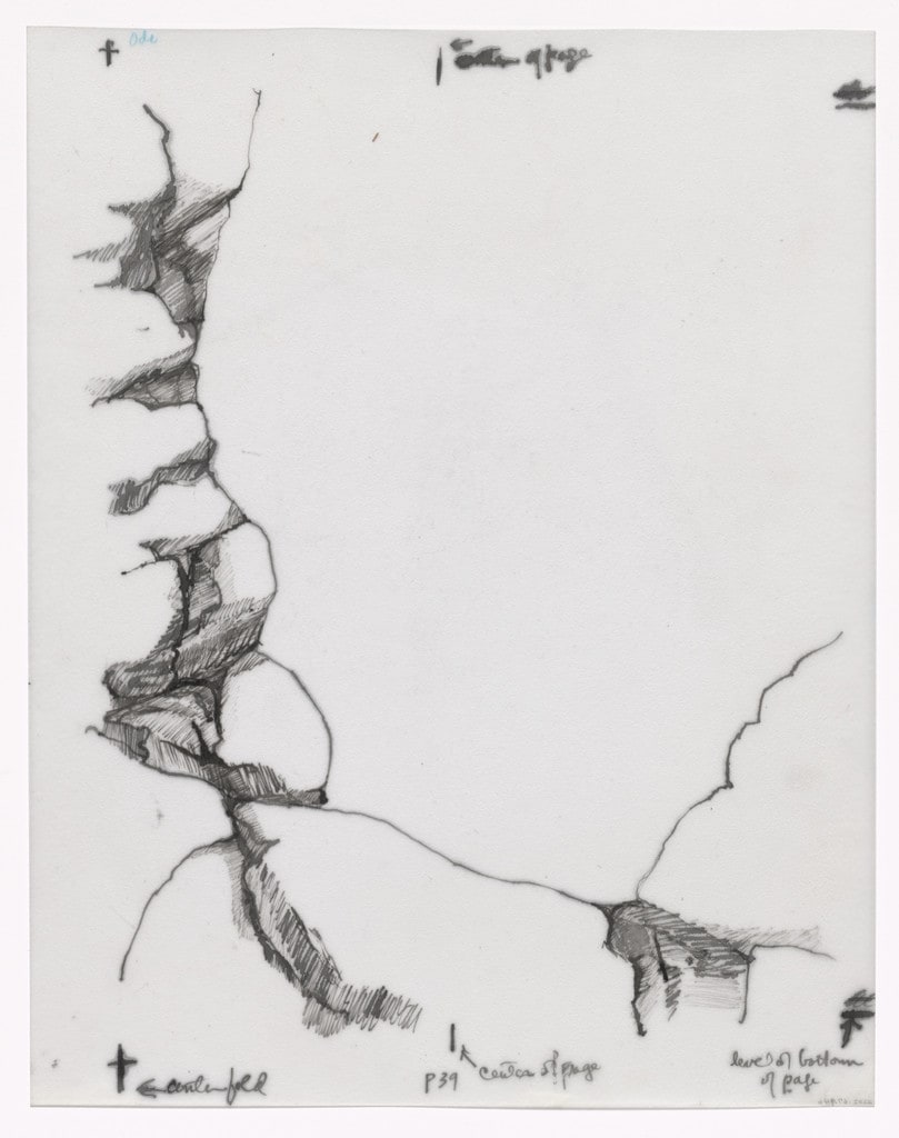 Preparatory drawing for In Memory of My Feelings
