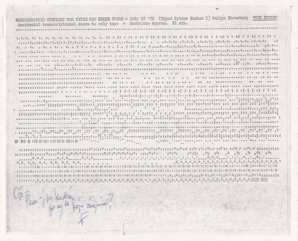 Mecanographic synphony