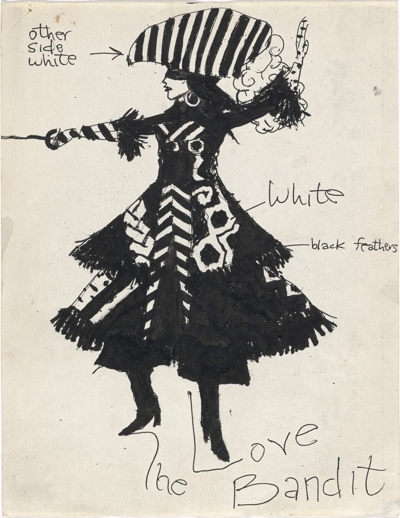 Untitled (Drawing for Brassieres of Atlantis)