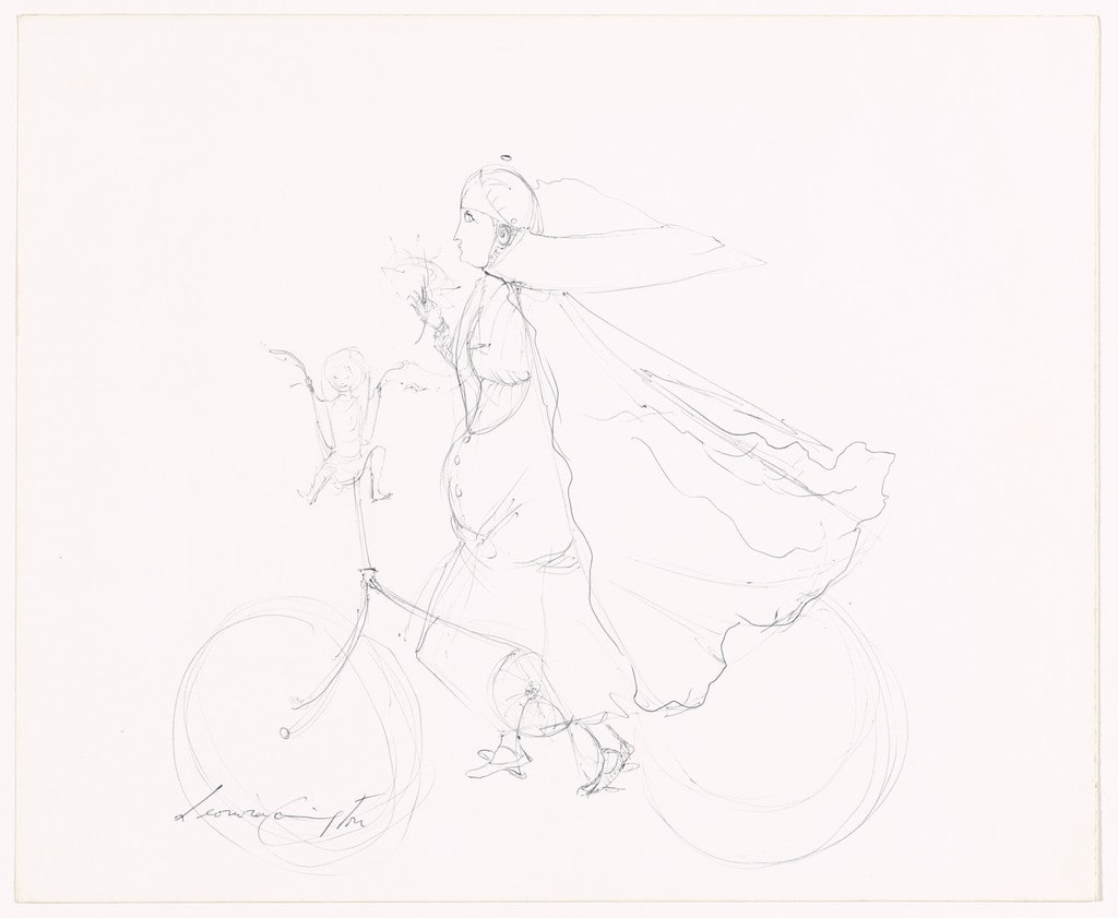 Woman on a Bicycle