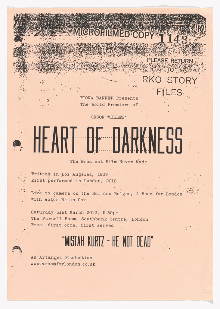 Invitation for Heart of Darkness