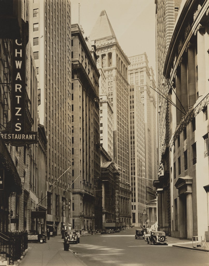 Broad Street, Looking Toward Wall Street, Manhattan