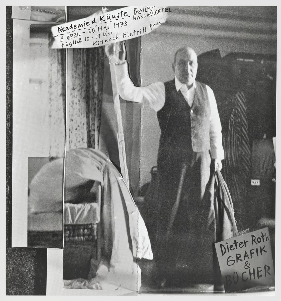 Poster for Dieter Roth: Bucher & Grafik, Akademie der Künste, Berlin