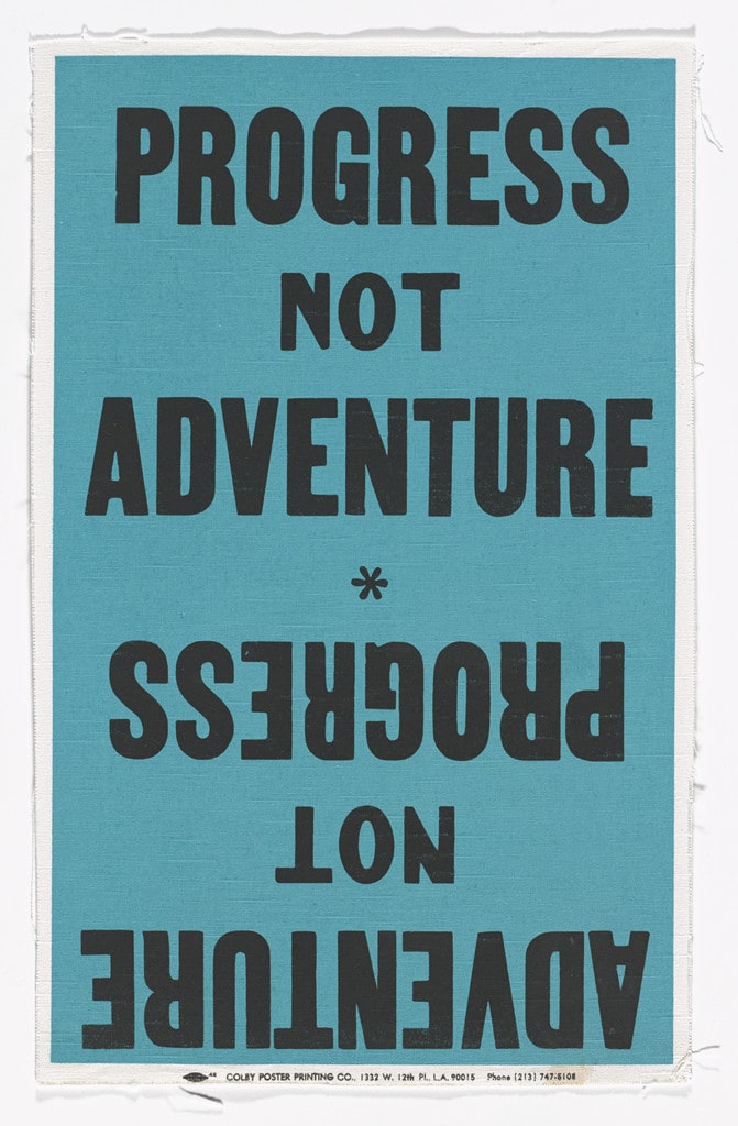 Poster Object (Progress Not Adventure/Adventure Not Progress)