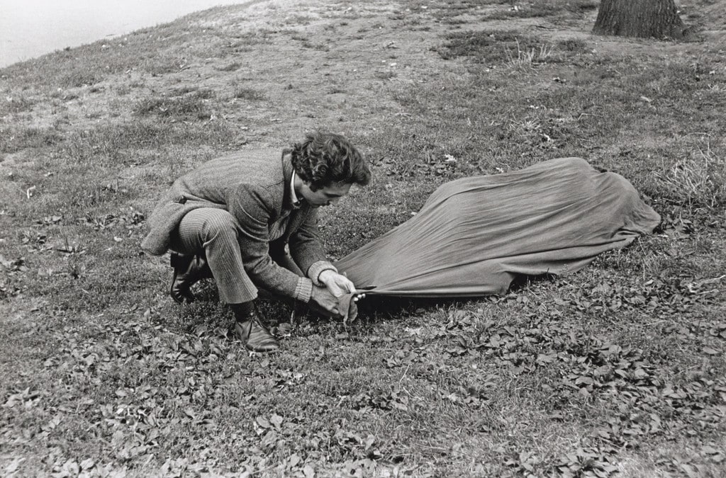 Cut Piece, performed during Fourth Avant Garde Festival, Central Park, New York, September 9, 1966
