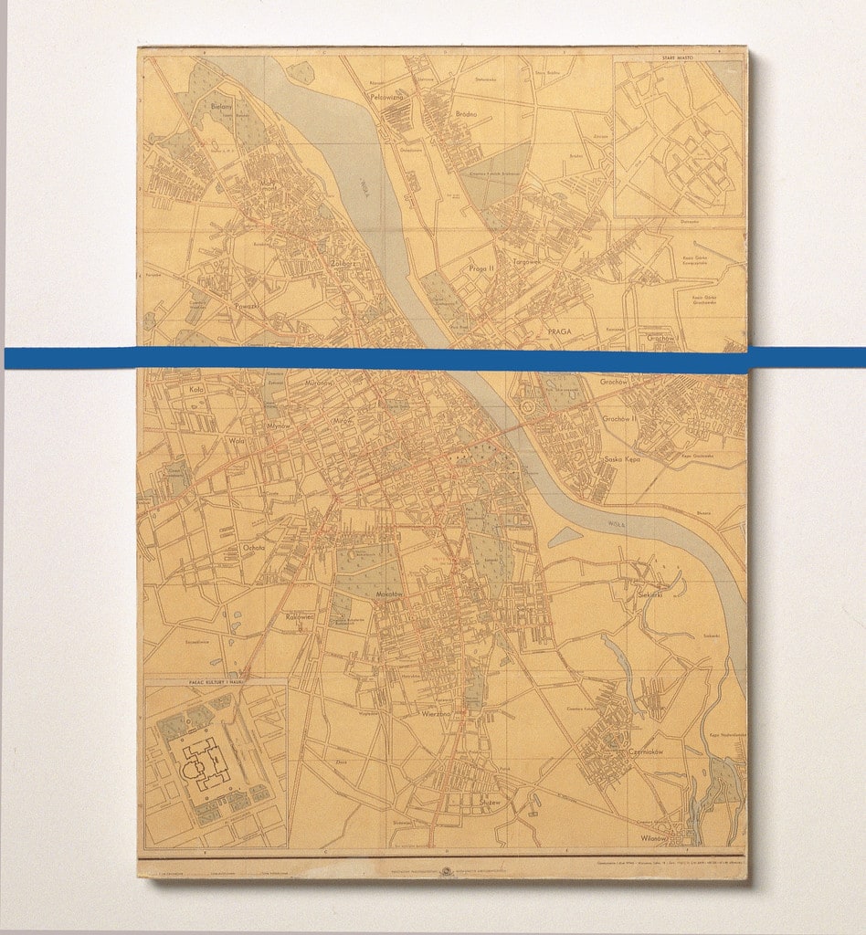 Map of Warsaw