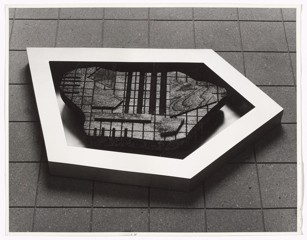 Preparatory material for Levitated Mass (1982)