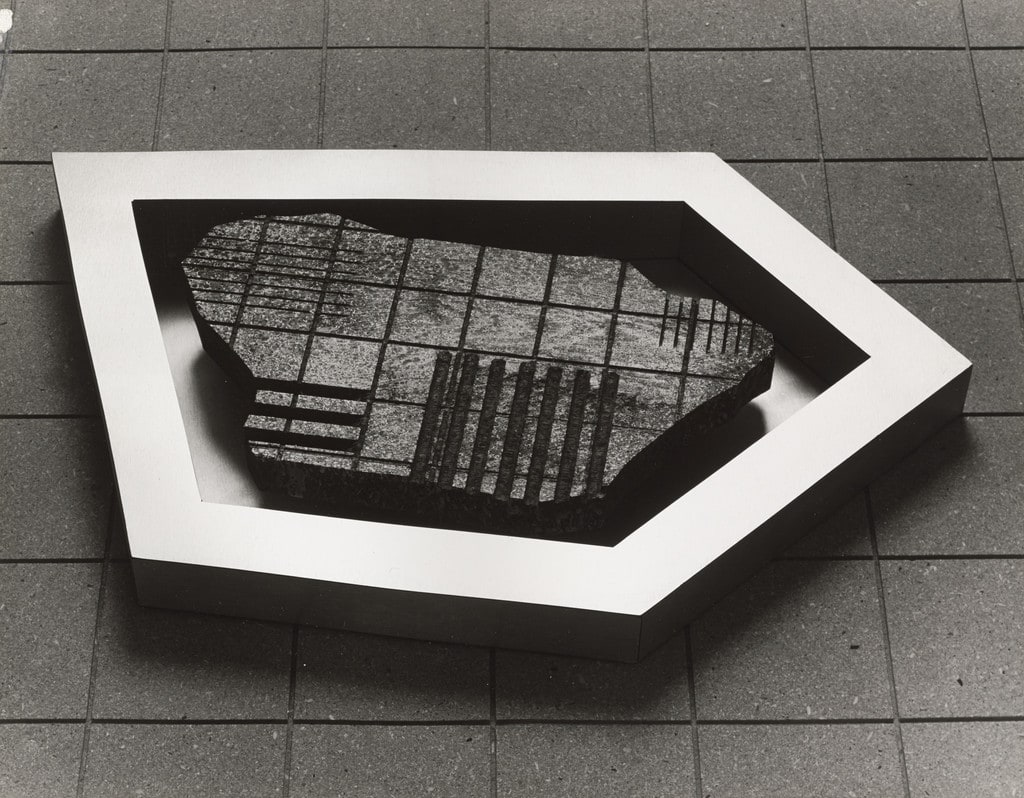 Preparatory material for Levitated Mass (1982)