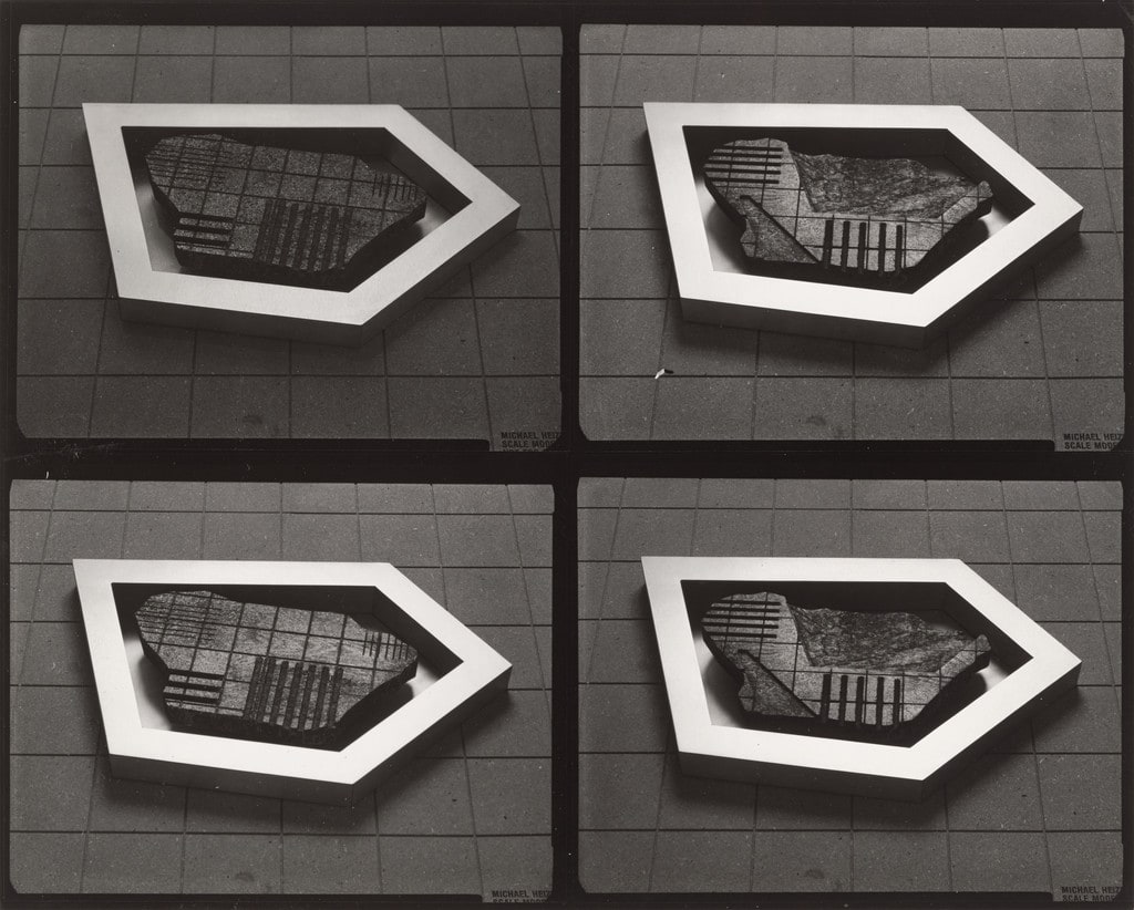 Preparatory material for Levitated Mass (1982)