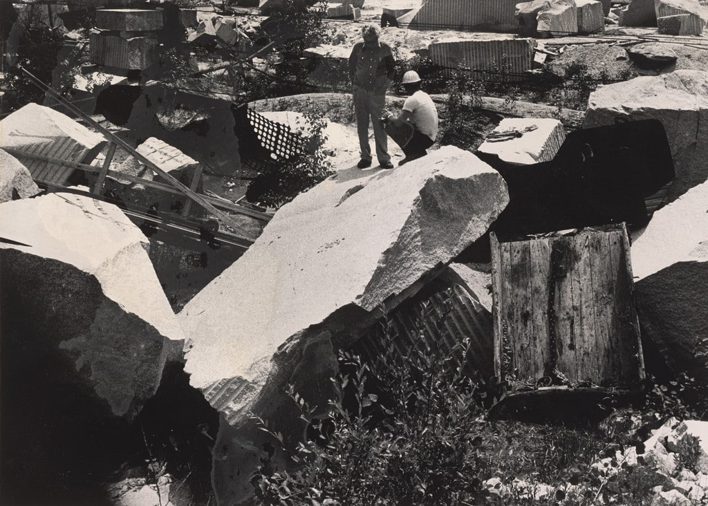 Preparatory material for Levitated Mass (1982)