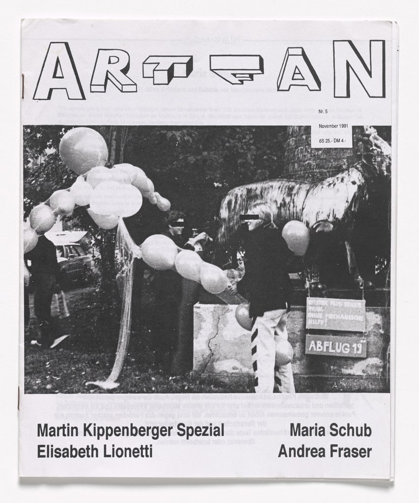Artfan, no. 5. Martin Kippenberger Spezial.,