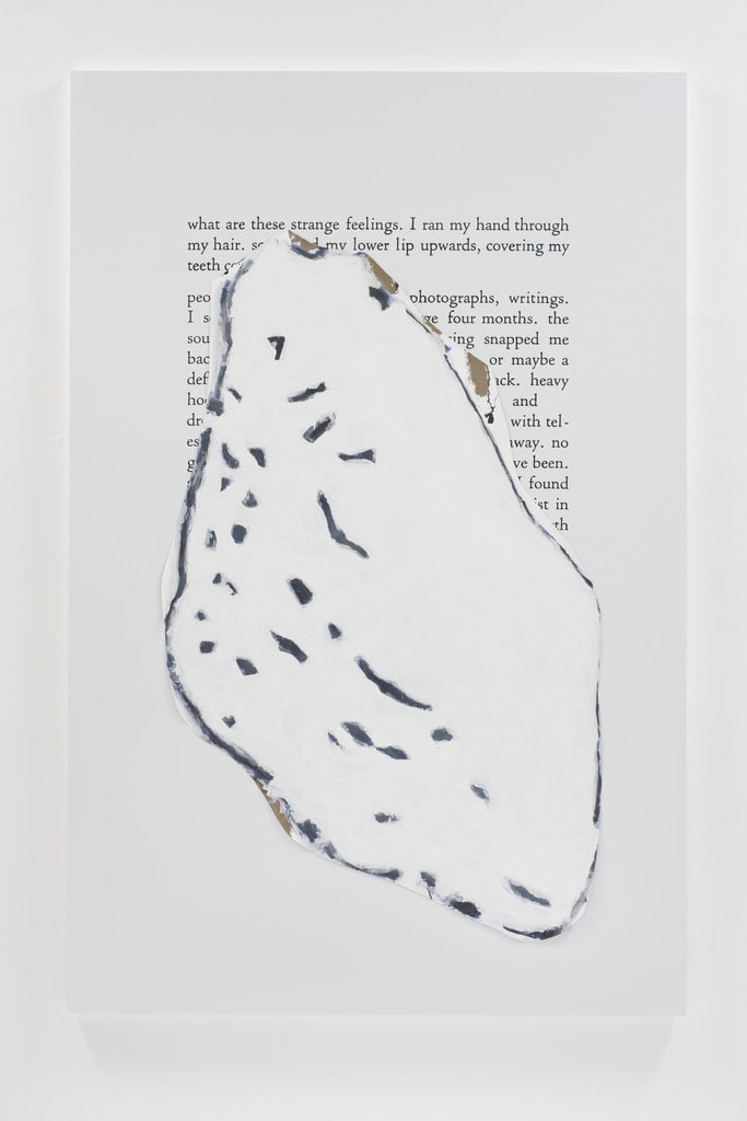 What Are These Strange Feelings, with Form Cut from Untitled Painting