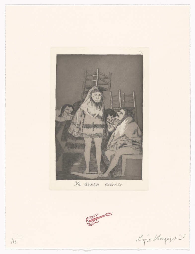 Ya tienen asiento / Now they are sitting well fromRecurrent Goya