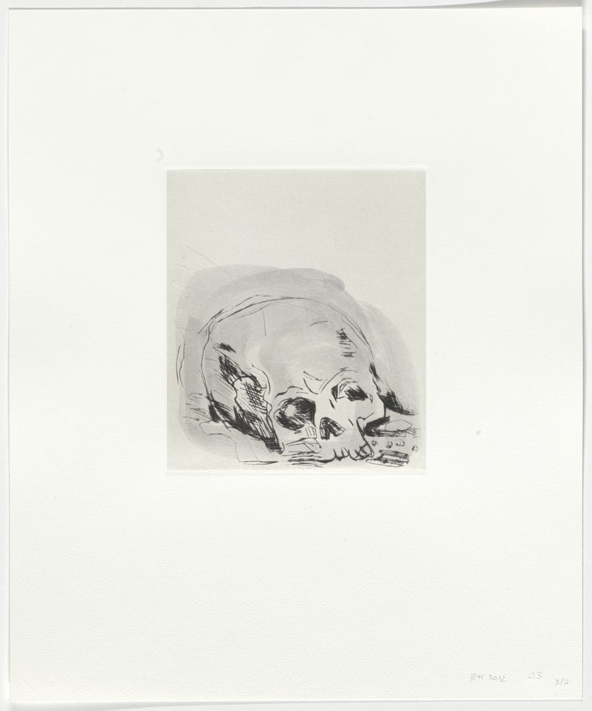 Untitled from Seven Drypoints with Inkwash