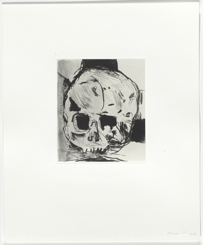 Untitled from Seven Drypoints with Inkwash