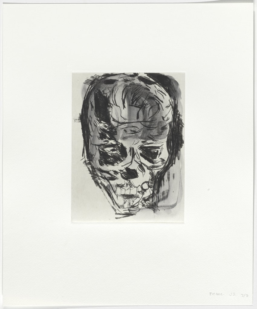 Untitled from Seven Drypoints with Inkwash