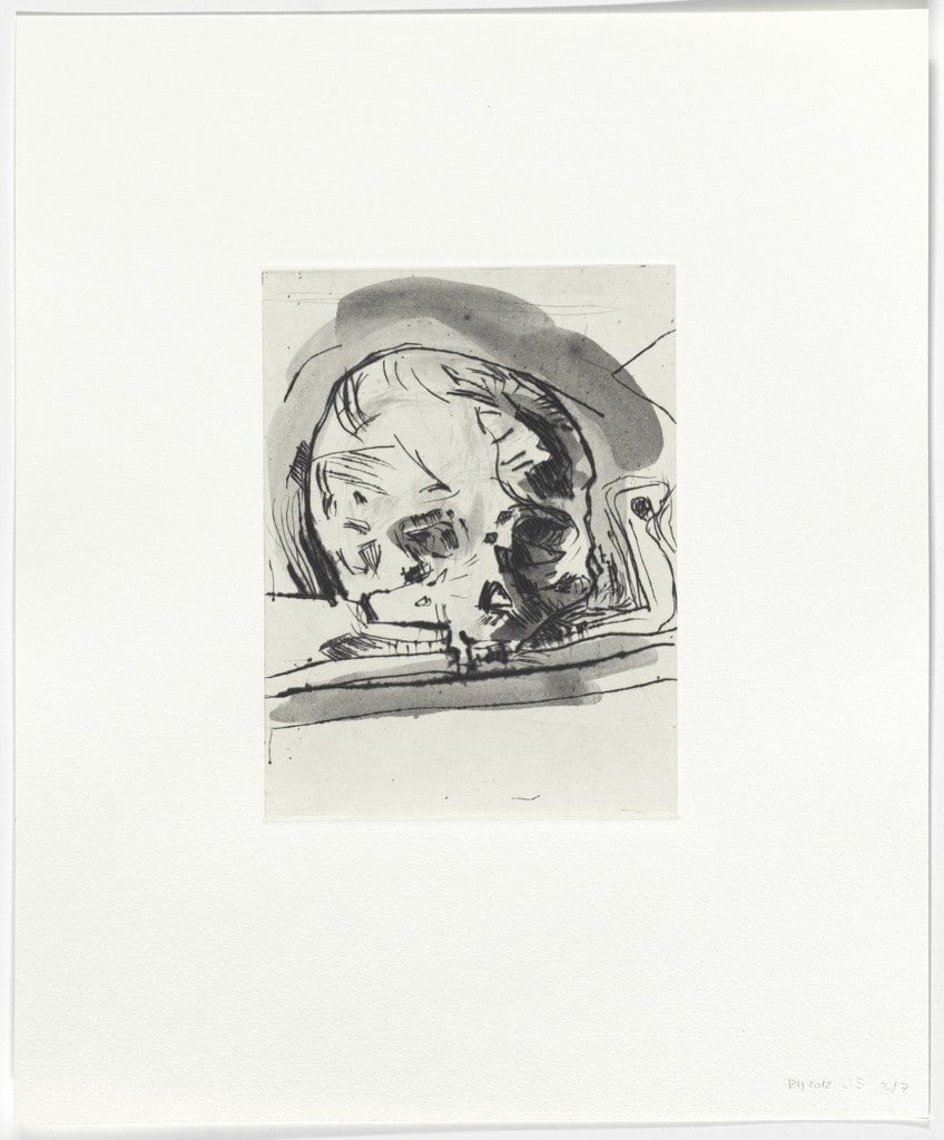Untitled from Seven Drypoints with Inkwash