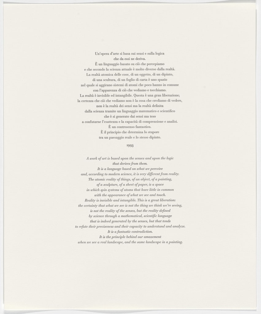 Untitled from Passi Sulle Cime Dei Gelsi (Footsteps on Mulberry Tree Tops)