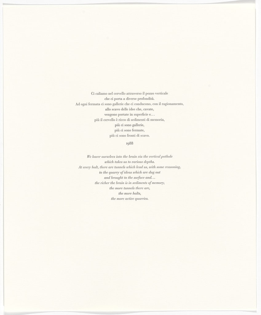 Untitled from Passi Sulle Cime Dei Gelsi (Footsteps on Mulberry Tree Tops)